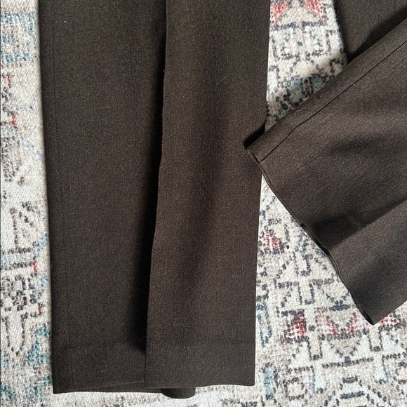 ANNE TAYLOR WOOL BROWN DRESS PANTS - Picture 2 of 6